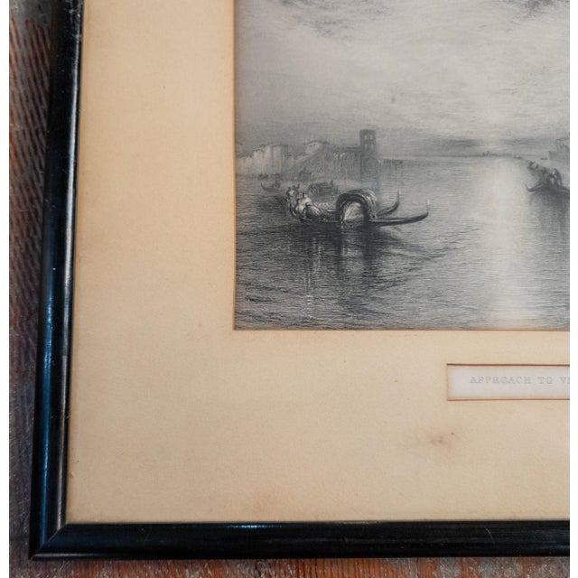 19th Century English Steel Engraving After "Approach to Venice" by JMW Turner For Sale In New York - Image 6 of 16
