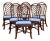Braxton Culler “Trellis” Rattan Coastal Dining Chairs - Set of 6 For Sale