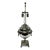 Antique English Silver Urn Lamp For Sale
