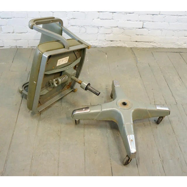 Mid-Century American Industrial Steno Desk Chair by Craig McDowell, 1960s For Sale - Image 9 of 10