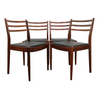 Set of 4 Vintage Mid Century Modern Dining Chairs by G Plan For Sale