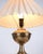 Brass Lamp with White Shade, 1930s For Sale - Image 4 of 10