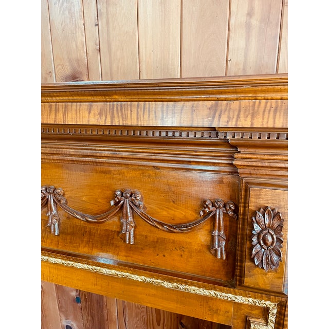 Tiger Maple Mantel Piece For Sale - Image 13 of 14
