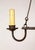 Early 20th Century Early 20th Century Rustic Iron 3-Light Ring Chandelier For Sale - Image 5 of 10