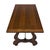 Brown Antique, French Lyre Table, Solid Wood, Circa 1900 For Sale - Image 8 of 9