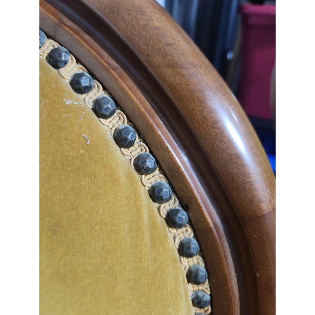 Late 19th Century Victorian Ladies and Gents Chairs - Set of 2 For Sale - Image 9 of 12