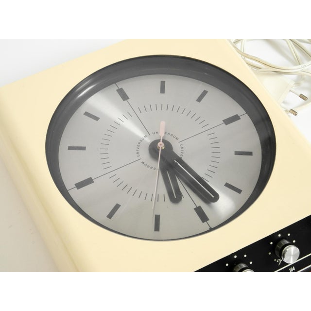 Universum Wall Clock with Radio by Adriano Rampoldi for Quelle Versand, 1970s For Sale - Image 12 of 18