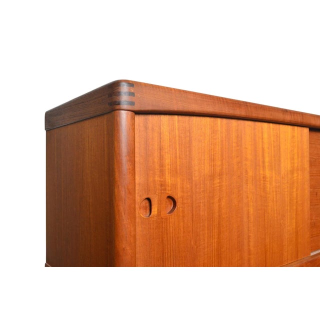 1960s Danish Modern Credenza in Teak by h.w. Klein for Bramin For Sale - Image 11 of 12