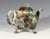 Mid 18th Century Whieldon-Type Creamware Tortoiseshell Teapot With Grape Vine Relief and Crabstock Handle, Staffordshire For Sale - Image 4 of 14