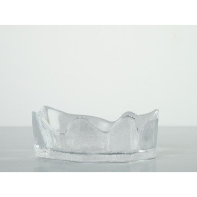 Vintage Swedish Glass Bowl from Skruf, 1960s For Sale - Image 14 of 14