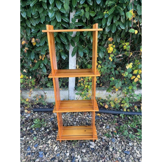 Brutalist Pine Shelf, 1970s For Sale - Image 10 of 10