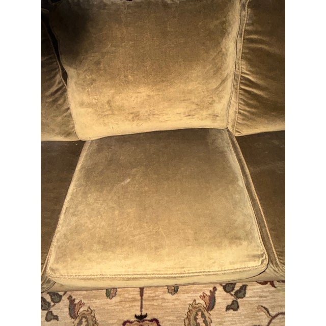 Lee Industries Custom Velvet Sofa Set (3895-03) For Sale - Image 9 of 11