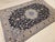 Vintage Fine Persian Nain Habibian Area Rug, Hand-Knotted Wool & Silk, Floral Pattern, 5x8, Navy & Ivory For Sale - Image 10 of 12