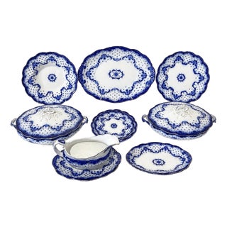 Porcelain Dinner Service from Keele Street Pottery, Set of 37 For Sale
