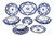 Porcelain Dinner Service from Keele Street Pottery, Set of 37 For Sale