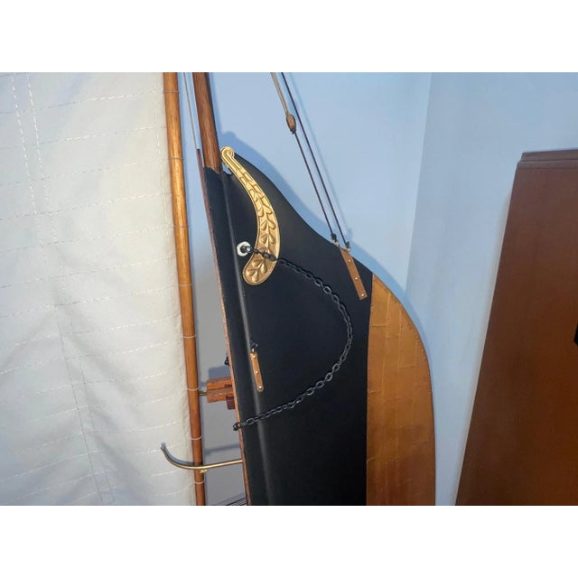 Wood Fine Model of the Schooner Yacht America For Sale - Image 7 of 12
