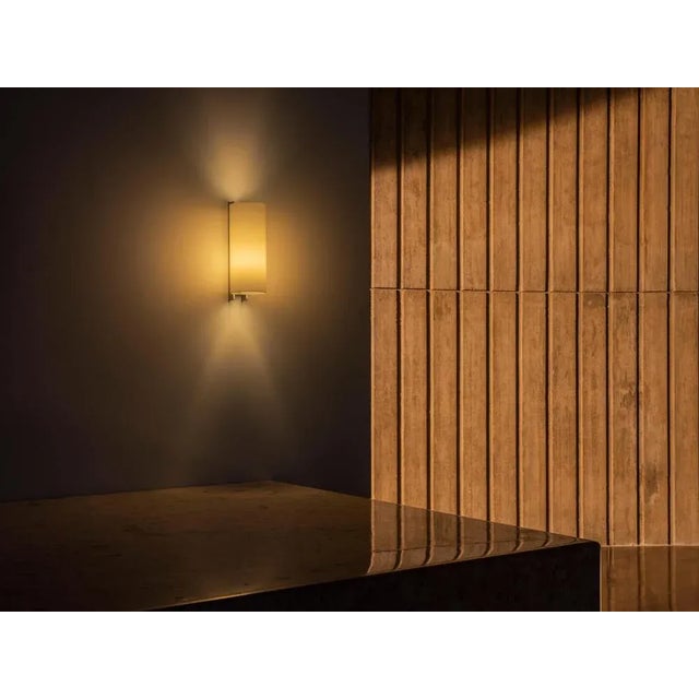 Gold Metallic Wall Lamp by Miguel Milá For Sale - Image 8 of 9