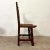 Spanish Chair in Leather and Carved Wood, 1950s For Sale - Image 9 of 12