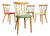 Upholstered Dining Chairs from Erco, 1950s, Set of 4 For Sale