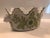 This lovely Vintage Scalloped Edged Kelly Green Jardiniere Cache Pot has an eye catching floral design that will look...