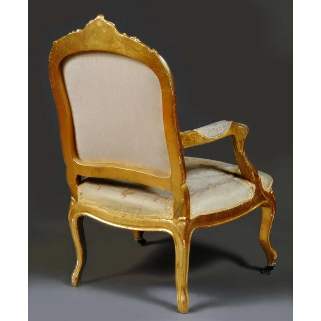 19th Century French Giltwood Aubusson Tapestry 7-Piece Salon Suite For Sale - Image 9 of 9