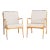 Pair of Mid-Century Style Club Chairs For Sale