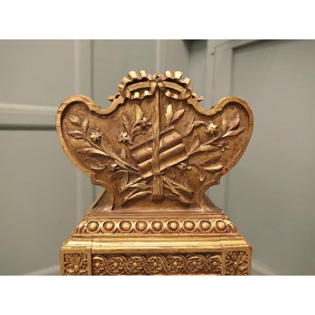 Metal Italian Rococo Two-Tier Gold Bookcase For Sale - Image 7 of 9