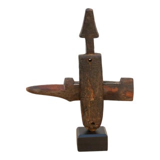 Antique Rustic Elegant Dogon Door Lock For Sale