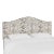 Kenmore Headboard in Cream Gray Washed Cheetah, King For Sale
