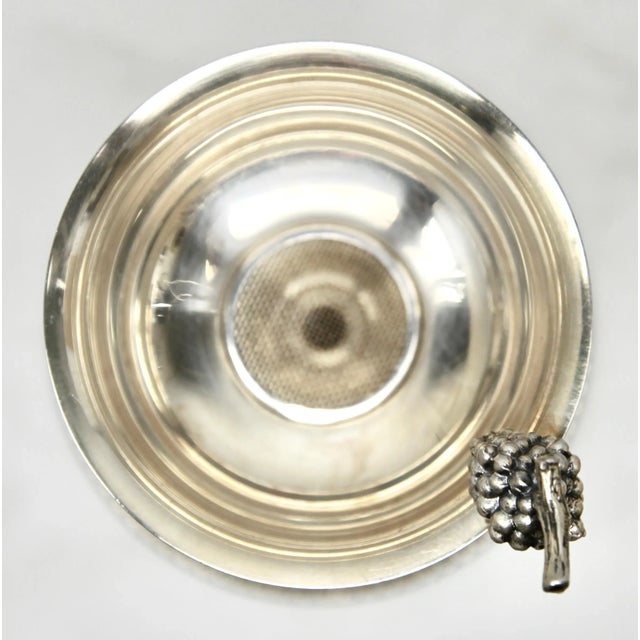 Silver Plated Wine Bar Funnel For Sale - Image 10 of 15