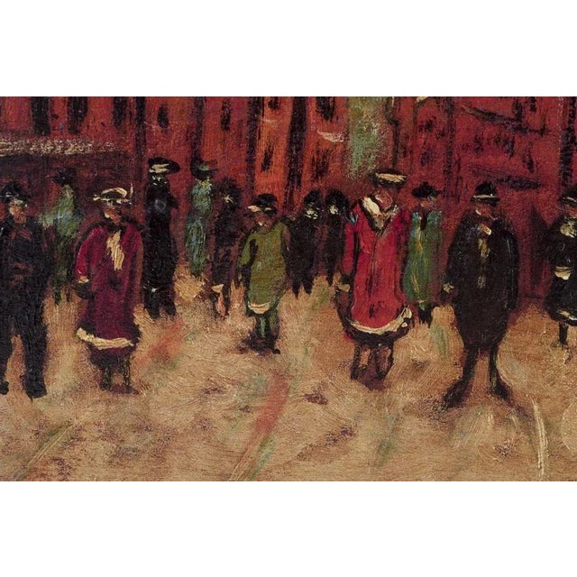 Untitled, 1930s, Oil on Cardboard For Sale - Image 6 of 9