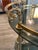 Metal Round Brass and Smoked Glass Serving Trolley, 1970s For Sale - Image 7 of 12