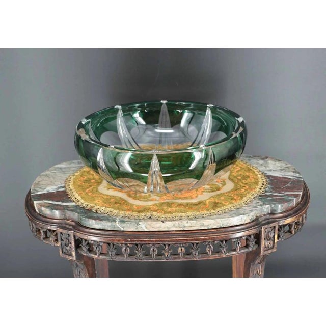 Large Crystal Bowl from Val Saint Lambert For Sale - Image 4 of 5