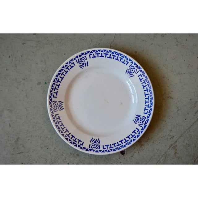 Passy Plates from longwy, 1940s, Set of 6 For Sale - Image 6 of 6
