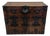 Antique Japanese Tansu Chest Two-Section Drawer Chest Iron Hardware For Sale