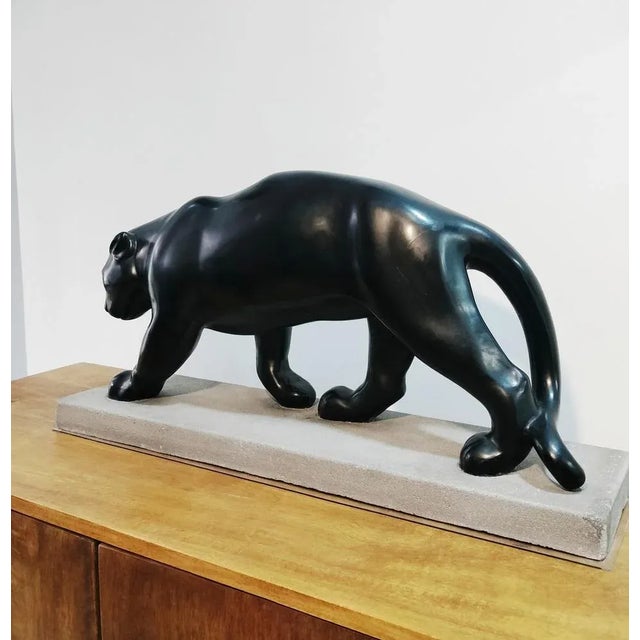 Beauvais, Panther, 1920s-1940s, Ceramic For Sale - Image 9 of 13