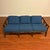 McGuire McGuire Vintage Rattan Sofa With New Upholstery Fabric For Sale - Image 4 of 12