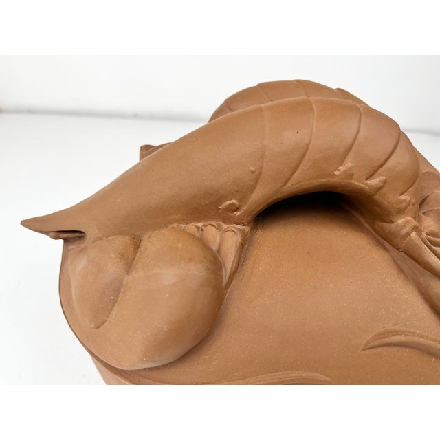 1980s Vintage Swan Island Pottery Maine Lobster Covered Dish For Sale - Image 5 of 11