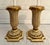 French Pair of Italian Gilt Gold Carved Wood Pedestals Table Base For Sale - Image 3 of 12