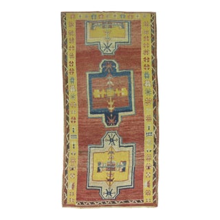 Vintage Turkish Anatolian Gallery Runner - 4'11" x 11'8" For Sale