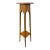 Vintage Lane Wood Plant Stand Museum Folk Art Pedestal Tall Accent Table For Sale