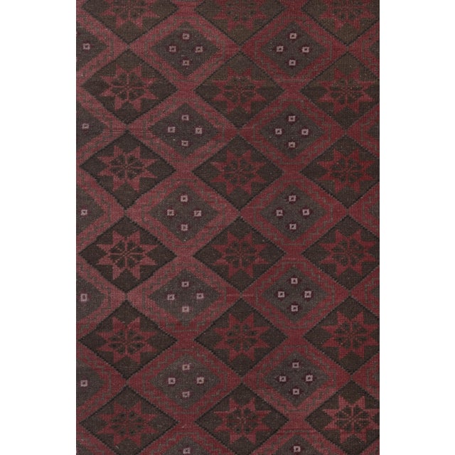 Mid-Century Modern Turkish Karapinar Runner Rug - Brown Carpet 2'6'' X 6'6'' For Sale - Image 3 of 10
