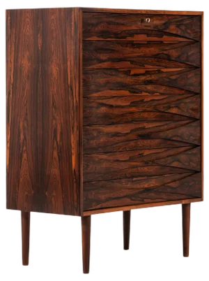 Rosewood Cabinet Attributed to Arne Vodder for N.C. Møbler, Denmark, 1950s