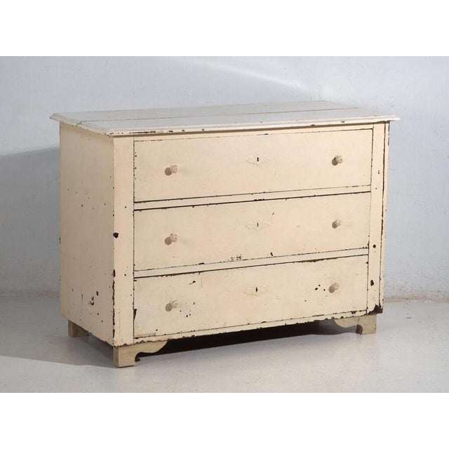 Antique Painted Pine Chest of Drawers For Sale - Image 11 of 11