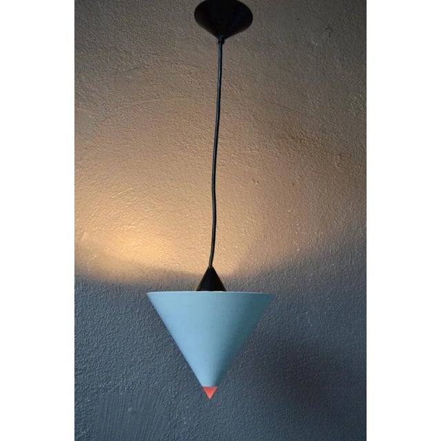 Contemporary Red Point Pendant Light by Gary Morga for Biefflast, 1980s For Sale - Image 3 of 13