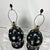 Vintage Paper Mache Black Lacquer Ginger Jar Lamps With Mother of Pearl Inlet For Sale - Image 4 of 8