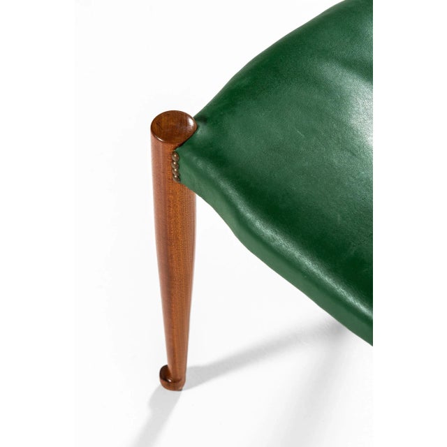 Svenskt Tenn Set of Swedish Model 973 Stools by Josef Frank for Svenskt Tenn, 1950s For Sale - Image 4 of 5