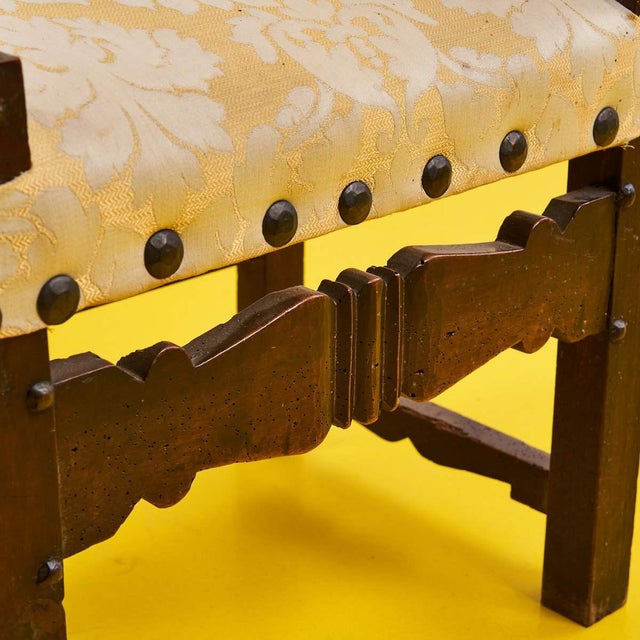 Antique Italian Armchair in Wood, 1890s For Sale - Image 4 of 14