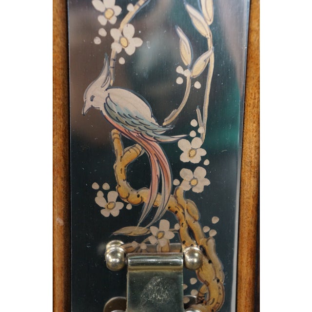 Brown Mid-Century Fancher Chinoiserie Campaign Walnut Smoked Glass Buffet Credenza MCM For Sale - Image 8 of 18