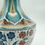 Handmade Ceramic Vase (30cm) – Turquoise & Terracotta Floral Design – Textured Iznik Decor For Sale - Image 4 of 9